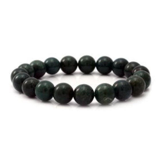 Dragon Blood Jasper  Beaded Stretch Bracelet 125.00 ctw - Picture 2 of 4